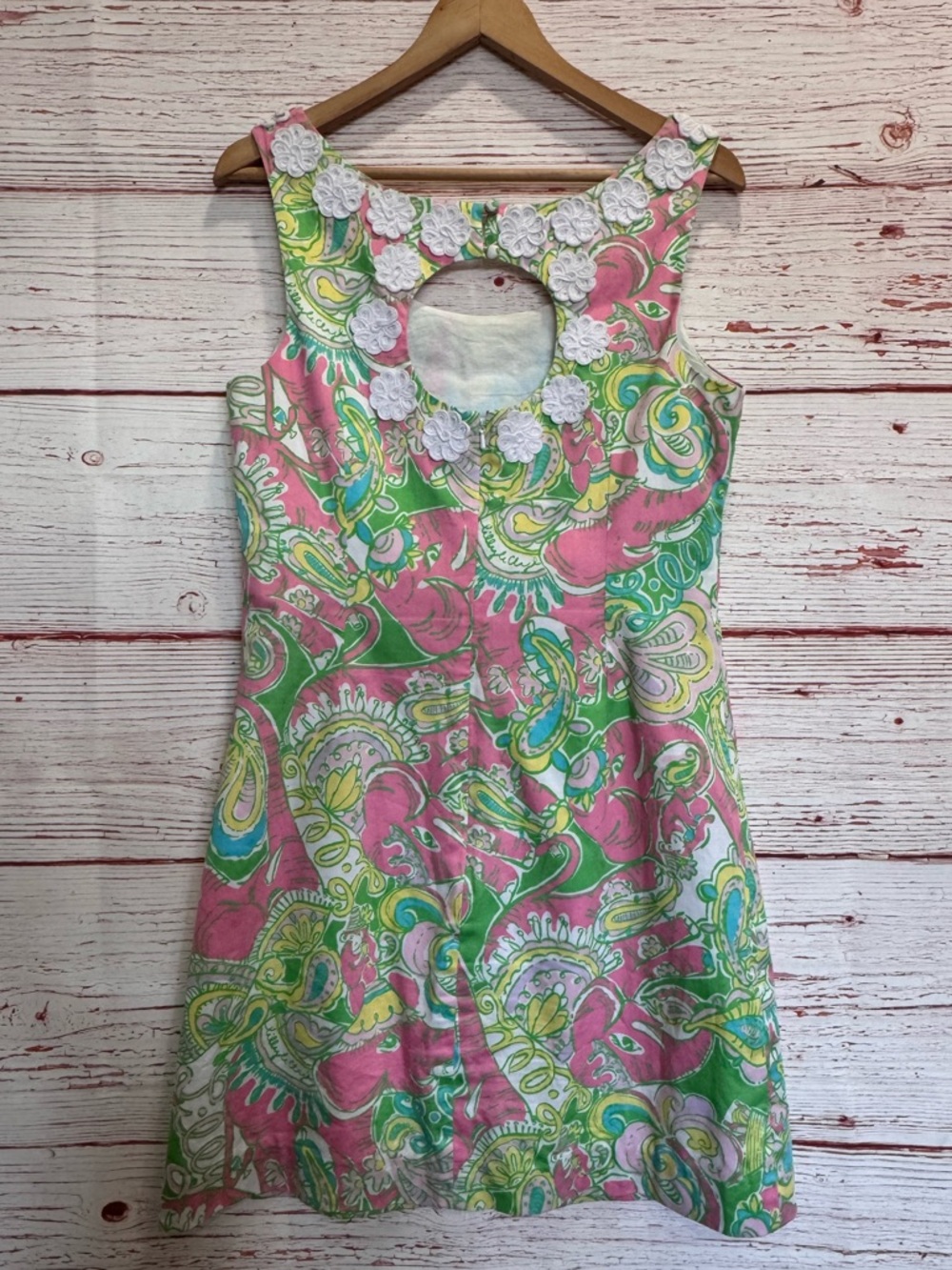 Lilly Pulitzer Nina Shift Dress in Multi Chin Chin Sz 10 - Picture 8 of 14